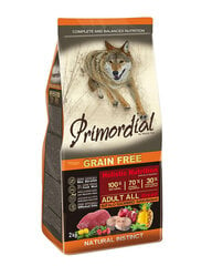 Primordial Grain Free Adult suaugusiems šunims, 12 kg kaina ir informacija | Sausas maistas šunims | pigu.lt