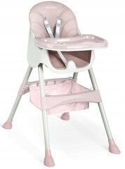Maitinimo kėdutė RicoKids 3in1, pink kaina ir informacija | Maitinimo kėdutės | pigu.lt