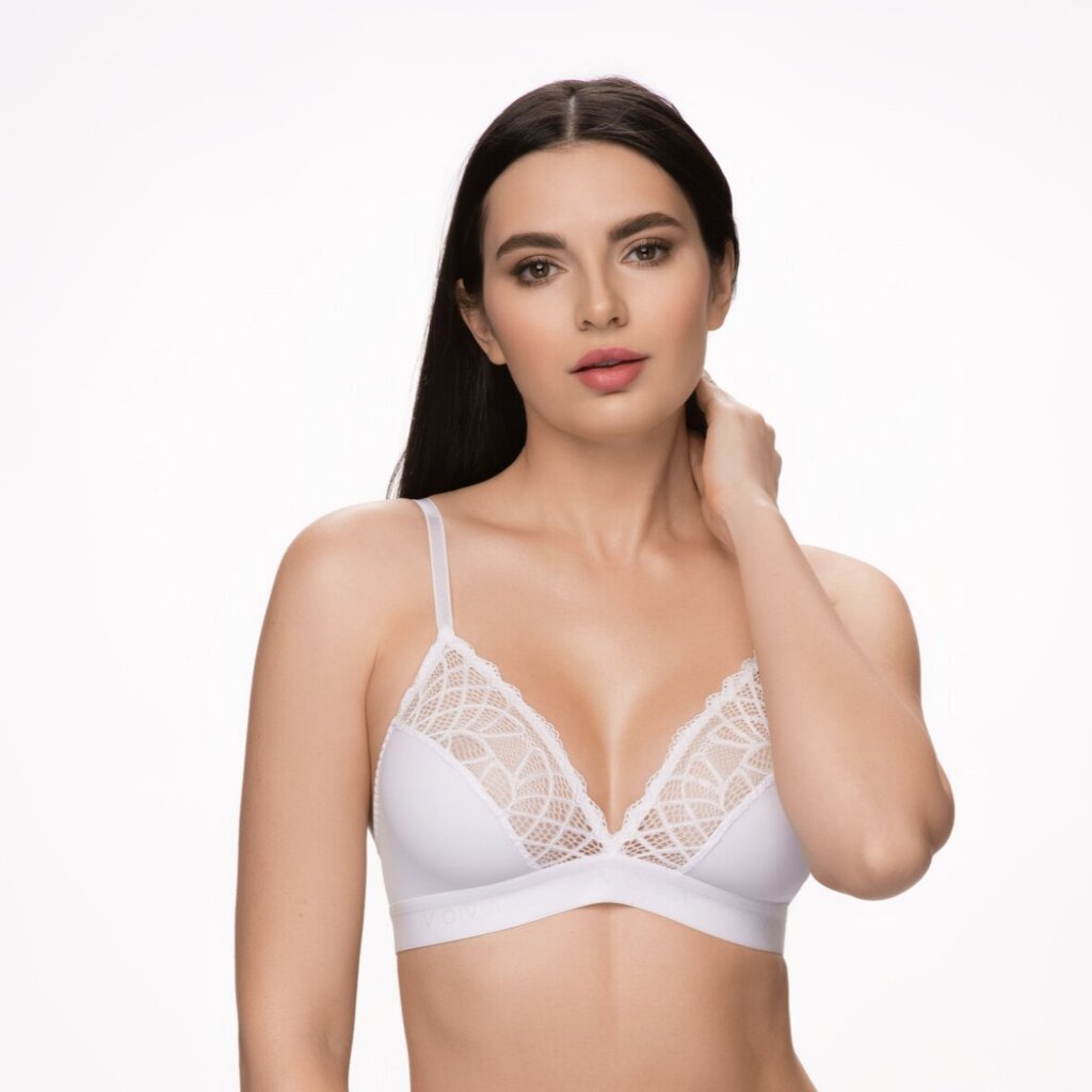 Liemenėlė moterims Vova Lingerie Liza, balta цена и информация | Liemenėlės | pigu.lt