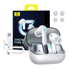 Earphones TWS Baseus AeQur G10 (white) цена и информация | Наушники | pigu.lt