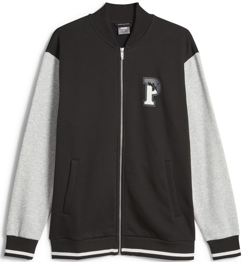 Puma džemperis yvrams Squad Track Jacket Black Grey 676018 01, juodas/ pilkas kaina ir informacija | Džemperiai vyrams | pigu.lt