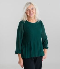 Zabaione женская блузка EVA PL*04,  тёмно-зелёный 4067218721185 цена и информация | Женские блузки, рубашки | pigu.lt