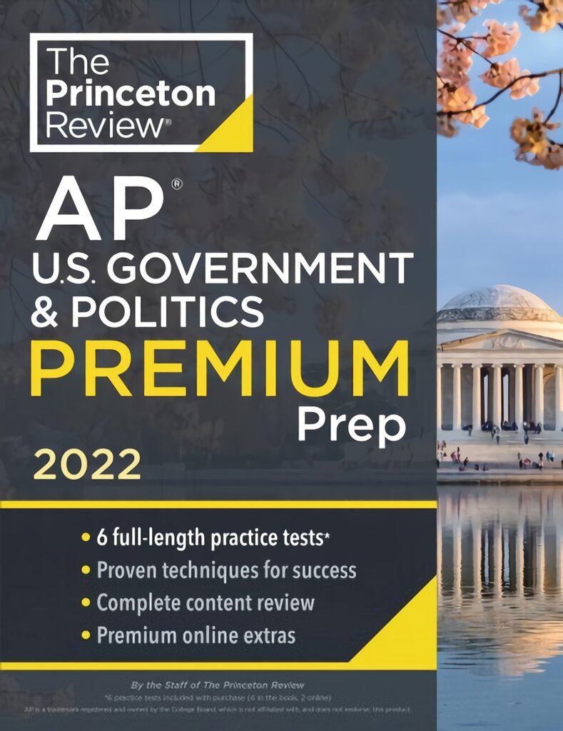 Princeton Review AP U.S. Government & Politics Premium Prep, 2022: 6 Practice Tests plus Complete Content Review plus Strategies & Techniques kaina ir informacija | Socialinių mokslų knygos | pigu.lt