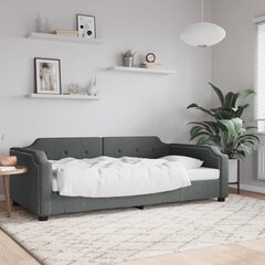 Sofa-lova vidaXL, 90x200 cm, pilka kaina ir informacija | Lovos | pigu.lt