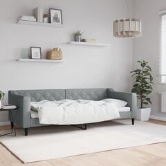 Sofa-lova vidaXL, 80x200 cm, pilka kaina ir informacija | Lovos | pigu.lt