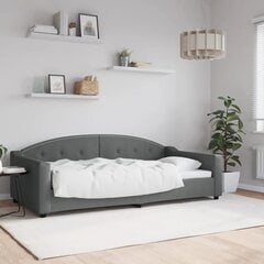 Sofa-lova vidaXL, 100x200 cm, pilka kaina ir informacija | Lovos | pigu.lt