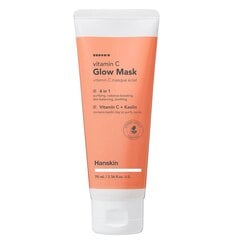 Veido kaukė su vitaminu C Hanskin Vitamin C Glow Mask, 70ml kaina ir informacija | Veido kaukės, paakių kaukės | pigu.lt