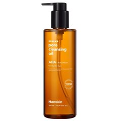 Aliejinis veido prausiklis Hanskin Pore Cleansing Oil AHA, 300 ml kaina ir informacija | Veido prausikliai, valikliai | pigu.lt