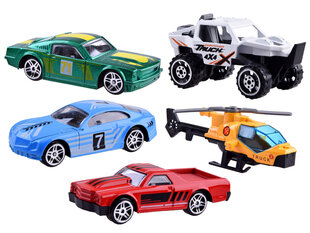 Metalinių automobilių rinkinys 5vnt kaina ir informacija | Žaislai berniukams | pigu.lt