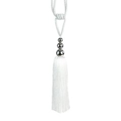 Dekoratyvinė virvelė Emilia, 60 x 26 cm, balta kaina ir informacija | Papuošalų gamybai, vėrimui | pigu.lt