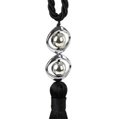Декоративный шнур ida 72х32 см черный цена и информация | Принадлежности для изготовления украшений, бисероплетения | pigu.lt