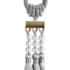 Dekoratyvinė Nora virvė 66x30 cm, sIdabrinė kaina ir informacija | Papuošalų gamybai, vėrimui | pigu.lt