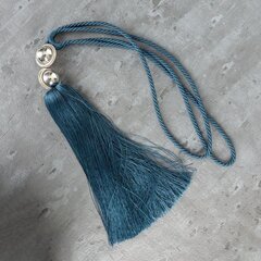 Dekoratyvinė virvė Naomi 76x38 cm tamsiai mėlyna kaina ir informacija | Papuošalų gamybai, vėrimui | pigu.lt
