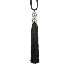 Dekoratyvinė virvė Naomi 76x38 cm juoda kaina ir informacija | Papuošalų gamybai, vėrimui | pigu.lt