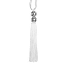 Dekoratyvinė virvė Naomi 76x38 cm balta kaina ir informacija | Papuošalų gamybai, vėrimui | pigu.lt