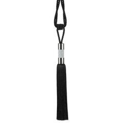 Dekoratyvinė virvelė, 76x38 cm, juoda kaina ir informacija | Papuošalų gamybai, vėrimui | pigu.lt