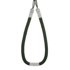 Dekoratyvinė virvelė, 87 cm, žalia kaina ir informacija | Papuošalų gamybai, vėrimui | pigu.lt
