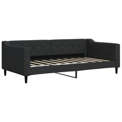 Sofa-lova vidaXL, 90x190 cm, juoda цена и информация | Кровати | pigu.lt