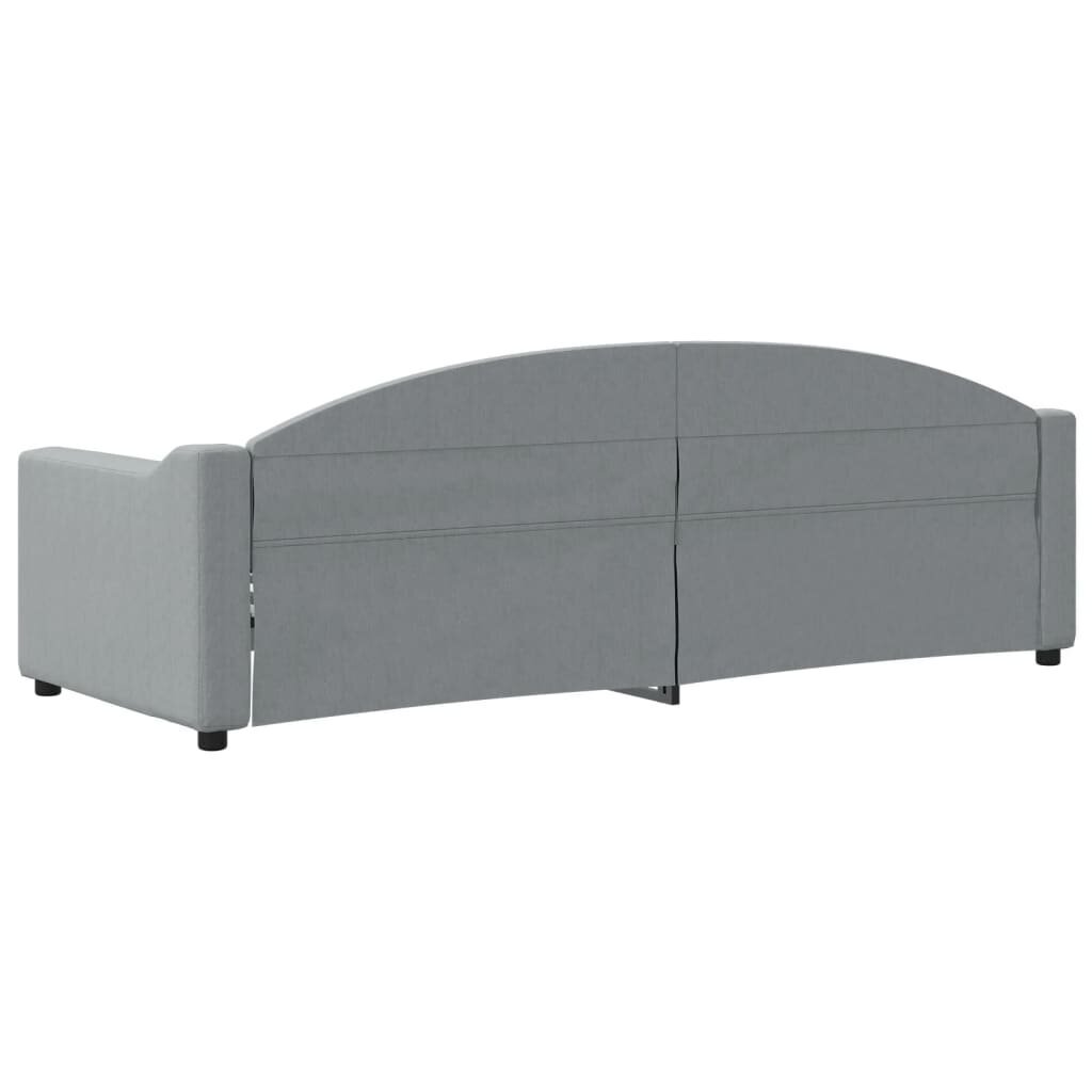 Sofa-lova vidaXL, 80x200 cm, pilka kaina ir informacija | Lovos | pigu.lt