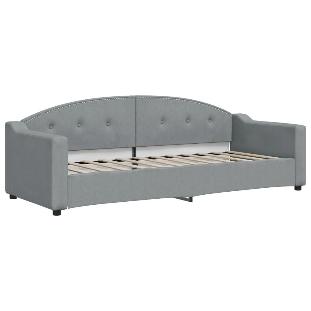 Sofa-lova vidaXL, 80x200 cm, pilka kaina ir informacija | Lovos | pigu.lt