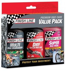 Grandinės priežiūros rinkinys Finish Line Value Pack Dry 3 vnt. x 120ml kaina ir informacija | Kitos alyvos | pigu.lt