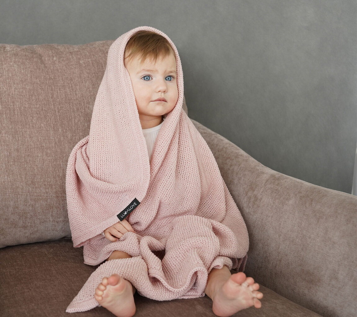 Lullalove vaikiška antklodė, 90x100 cm kaina ir informacija | Antklodės | pigu.lt