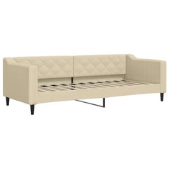 Sofa-lova vidaXL, 80x200 cm, smėlio spalvos цена и информация | Кровати | pigu.lt