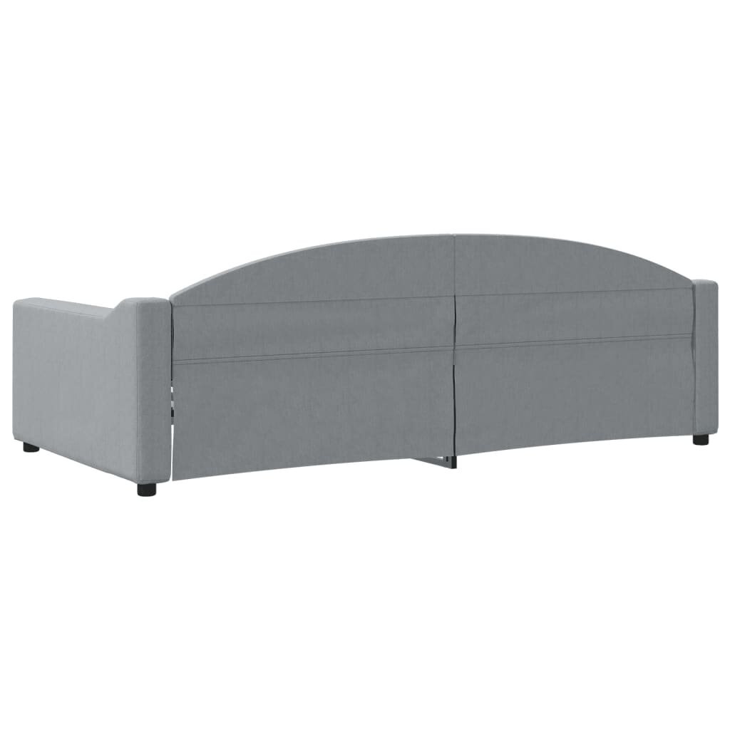 Sofa-lova vidaXL, 100x200 cm, pilka kaina ir informacija | Lovos | pigu.lt