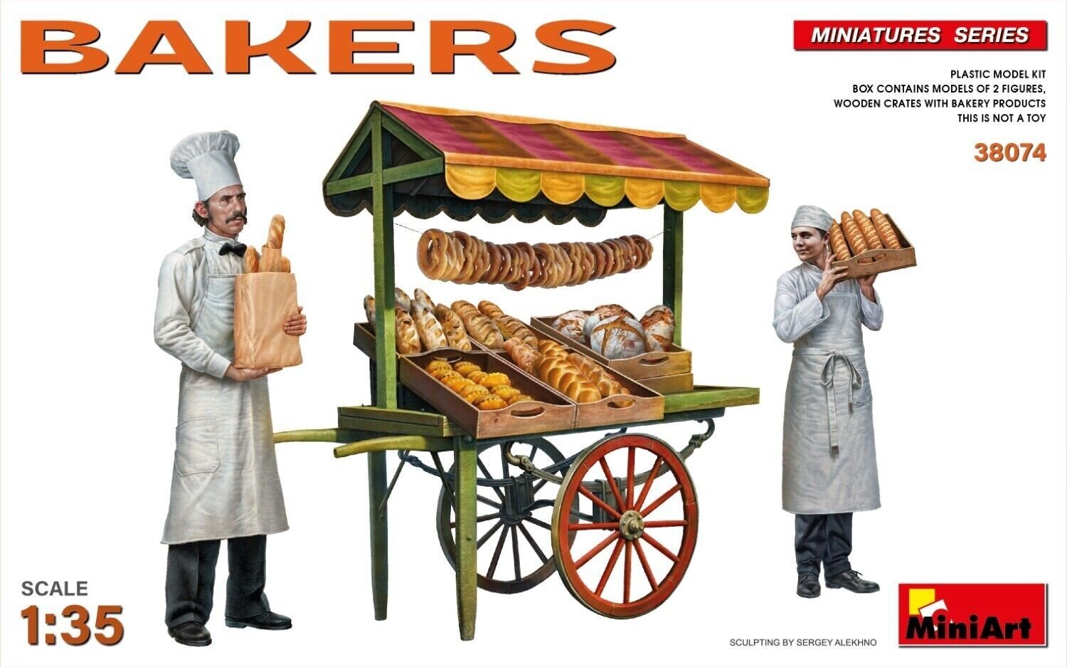 Klijuojamas Modelis MiniArt 38074 Bakers 1/35 kaina ir informacija | Klijuojami modeliai | pigu.lt