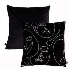 Chic Home dekoratyvinės pagalvėlės užvalkalas Faces Chic kaina ir informacija | Dekoratyvinės pagalvėlės ir užvalkalai | pigu.lt
