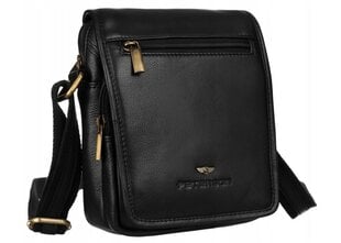 Мужская сумка Peterson N50, черная цена и информация | Мужские сумки | pigu.lt