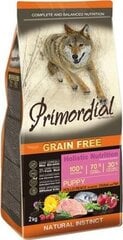 Primordial Grain Free Puppy для щенков всех пород с лососем и птицей 12 кг цена и информация |  Сухой корм для собак | pigu.lt