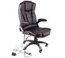 Biuro kėdė su masažo funkcija Giosedio BSB003M, ruda kaina ir informacija | Biuro kėdės | pigu.lt