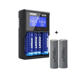 Зарядное устройство XTAR VC4+18650-M29 x2 цена и информация | XTAR Сантехника, ремонт, вентиляция | pigu.lt