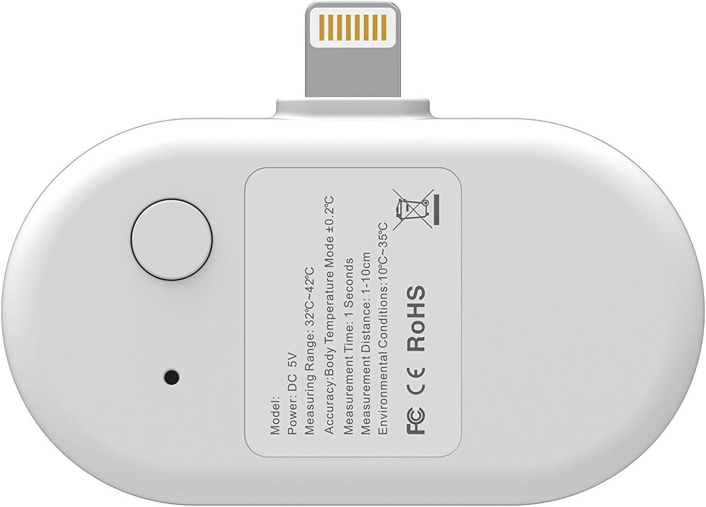 Bekontaktinis termometras skirtas iPhone kaina ir informacija | Meteorologinės stotelės, termometrai | pigu.lt