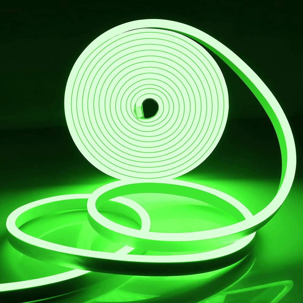 Led juosta Neon Flexible 5m., žalia цена и информация | LED juostos | pigu.lt