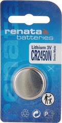 Baterija Renata CR2450N 540mAh 3.0V 10vnt. kaina ir informacija | Elementai | pigu.lt