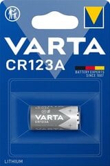 Baterija Varta CR123A 3.0V DL123A ER2/3A CR17345 10vnt. kaina ir informacija | Elementai | pigu.lt