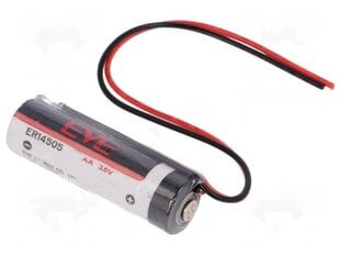 Аккумулятор ER14505 3,6В с кабелями цена и информация | Батарейки | pigu.lt