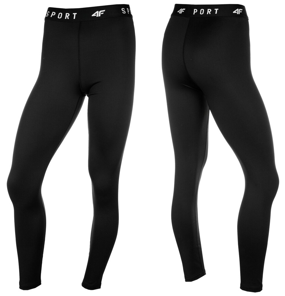 Tamprės moterims 4F SPDF351 20S, juodos kaina ir informacija | Sportinė apranga moterims | pigu.lt