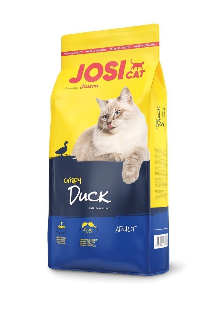 Josera JosiCat Crispy Duck suaugusioms katėms su traškia antiena, 1,9 kg kaina ir informacija | Sausas maistas katėms | pigu.lt