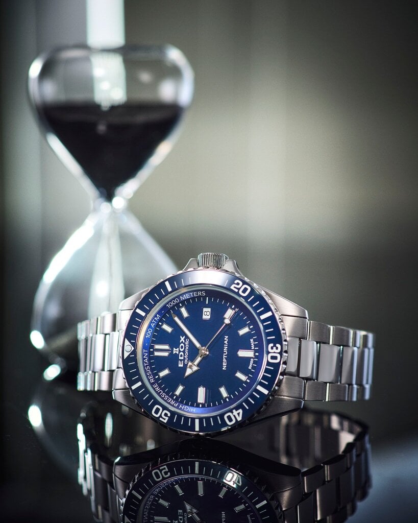 Laikrodis vyrams Edox Neptunian 80120 3BUM BUF цена и информация | Vyriški laikrodžiai | pigu.lt