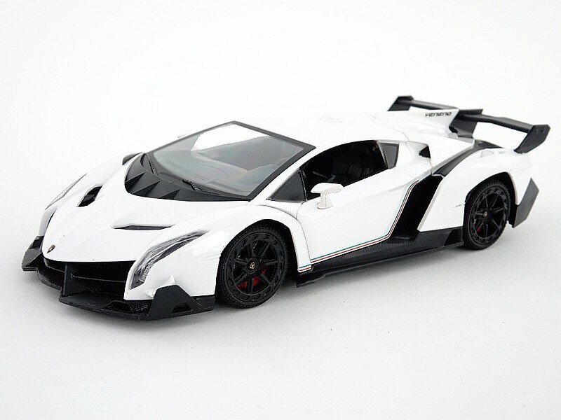 RC automobilis Lamborghini, baltas, 1:18 kaina ir informacija | Žaislai berniukams | pigu.lt