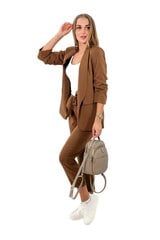Klasikinis kostiumėlis moterims 25486, rudas kaina ir informacija | Kostiumėliai moterims | pigu.lt