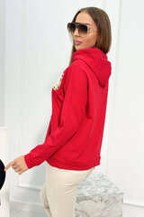 Džemperis moterims 25645, raudonas kaina ir informacija | Džemperiai moterims | pigu.lt