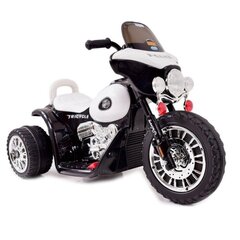 Elektrinis policijos motociklas vaikams Super-Toys, juodas цена и информация | Электромобили для детей | pigu.lt