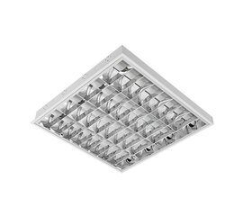 светильник lena-v с led трубкой(600мм) 4x9w 6200k поверхностный монтаж 600/600 тип v цена и информация | Монтируемые светильники, светодиодные панели | pigu.lt