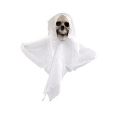 Helovino pakabinama dekoracija kaukolė, balta kaina ir informacija | Dekoracijos šventėms | pigu.lt
