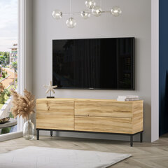 TV staliukas Asir, 120x47x36 cm, juodas kaina ir informacija | TV staliukai | pigu.lt