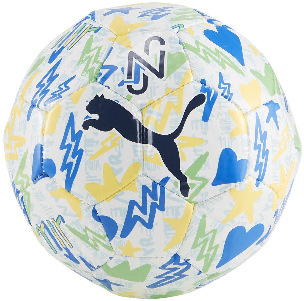 Futbolo kamuolys Puma Neymar Jr Graphic, 1 dydis, baltas kaina ir informacija | Futbolo kamuoliai | pigu.lt